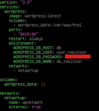 docker-compose.yml WordPress